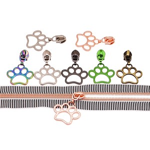 Zipper Pulls Metal Zipper Slider Nylon Coil Pulls Charms Replacement for Purse Handbag Craft Sewing