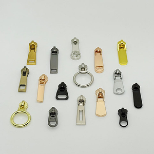 Custom Hight Quality Plating Big Brand Alloy Accessories Zipper Puller Slider Laser Engrave logo for Bags Garments Shoes ETC
