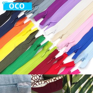 Wholesale Close-end Zipper Multi-color Zipper B2B Clearance Sale 3# Nylon Invisible Zipper for Garment_pillow_bags_home Textile