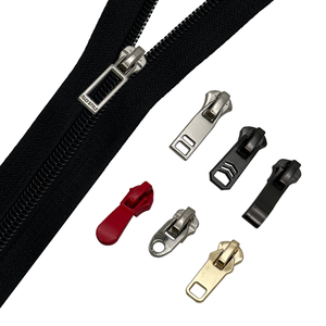 High Quality Custom Logo Auto Lock Metal Plated Gold Zipper Puller Rectangle Slider for Zipper Manufacturer Supply