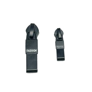 Hengda Factory Nickel-Free 30mm Black Zinc Alloy Customized Zipper Puller Slider for Universal Clothing Bags