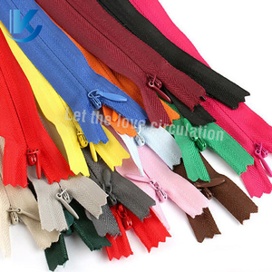 Invisible Zip for Plush Toy Dress #3 Hidden Teeth Zipper Made of Durable Plastic