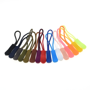 2025 New Trend Customized Colorful Pvc Zipper Puller Head and Rubber Plastic Zipper Slider for Garment
