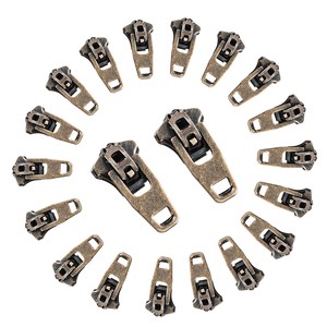 Manufacturer Wholesale Jeans Zipper Slider Brass YG Zipper Slider for Jeans Metal Slider Puller Custom Zipper Metal Puller