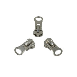 Factory Wholesale Low Price Custom Size Color Auto-lock Nylon Zipper Slider Thumb Puller Head for Clothes Garment