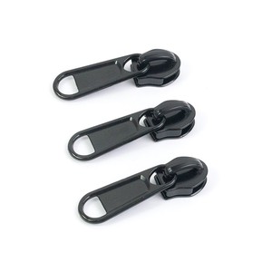 Manufacturer Zipper Slider 10# Zipper Puller Black Heavy Duty Metal Zipper Pull