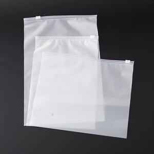 EVA PE Plastic Packaging Bag with Zipper Top Sealing for Clothing