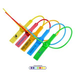 Custom Logo Tamper Proof Luggage Lpg Shoes Clothes Truck Trailer Shipping Container Zip Ties Seals Plastic Seal Locks