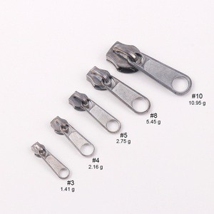 Wholesale One Pair of Zinc Alloy Zipper Slider Head Metal Material