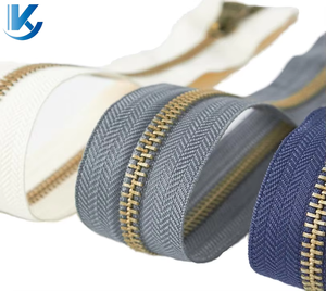 Factory Direct Sales Wholesale High-quality Metal Zipper Environmental Code Tape Customizable Zipper for Jacket