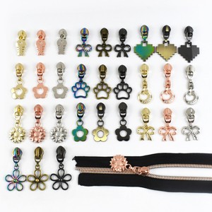 Meetee 5# Nylon Zipper Sliders Replacement Pull Heads for Bags Jackets Shoes DIY Zip Repair Kit and Garment Accessories