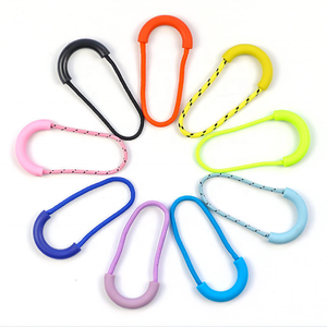 High Quality Custom Plastic Zipper Slider Pulls Rectangle and Star Pattern