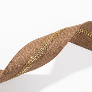 Wholesale Custom Design Two-Way Open Close-End Zipper in Black Color Metal Zipper