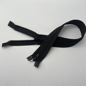 Nylon Double-Sided Zipper for Jackets and Garments Smooth Unobstructed Operation Also for Bags and Shoes