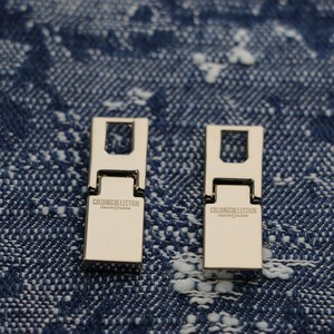 High Quality Custom Design Logo Zipper Pull Metal Engraving with Eco-Friendly Electroplating Brand LOGO Zipper Sliders