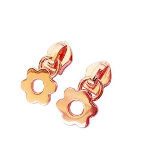 Ready to Ship#3 #5 Floral Nylon ZipperPuls for Bags Garments Pet ApparelCute Decorative DlY Accessories Wholesale