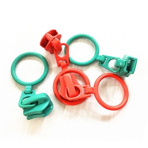 2023 New Clothing Accessories Plating Goodulity Custom Metal Zip Zipper Slider Color Ring Zipper Puller