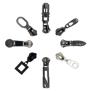 Auto Lock High Quality Metal Plated Gold Zipper Puller Custom Logo Plastic Zipper Slider Manufacturer Supply High Zipper Slider