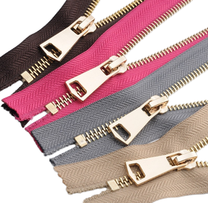 Factory Direct Copper Open-End Nickel-Free Auto Lock Slider Metal Zipper 3# 5# 8# Garment Accessories for Clothing