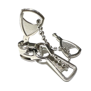 High Quality Custom Logo Zip Puller Fashion Key Lock Shape Slider for Nylon and Metal Zipper Zipper Sliders