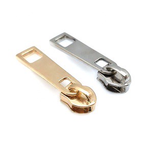 China Factory Supply Good Price Decorative Metal Antique Brass Zipper Slider