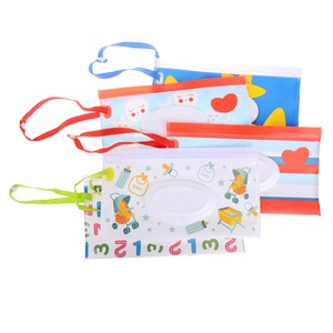 Wet Wipes Poly Bags White Eva Small Empty Wet Wipe Zipper Bag Travel Wipe Dispenser Wet Tissue