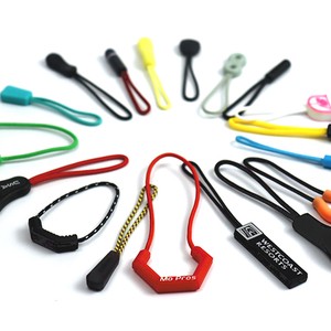 High Quality Nylon Tag Pulls Soft Rubber Replacement Slider Zipper Puller for Tent Accessories