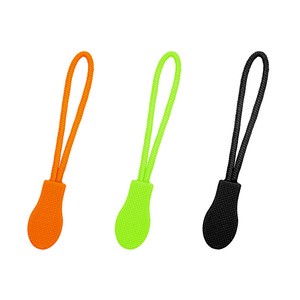 Silicone Zipper Pulls Custom logo Zipper Sliders Soft Pvc Rubber Zipper Puller for Bags