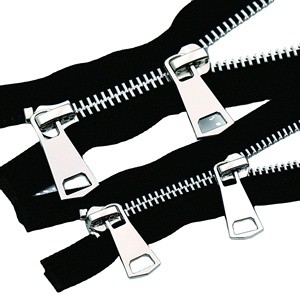 Factory Supply Attractive Price Custom Metal Brass Zinc Alloy Garment Zipper