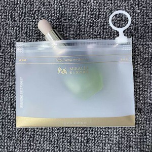 Semi- Transparent Custom Zipper Pouch Bags Swimwear Clothing Packaging Zip Lock Slider Bag Manufacturer