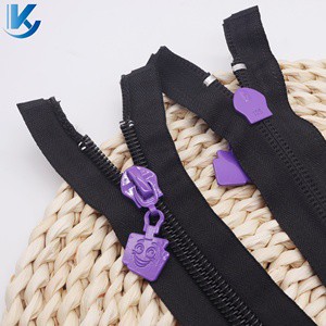 KOUYI Factory Customized Pull High-quality Wholesale Nylon Zipper 10# Open-end OEKO-TEX100 Certified Auto Lock for Tents