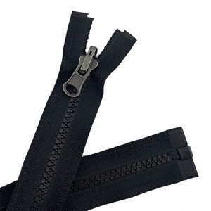 Customizable Dawei No.5 Resin Reversible Zipper - Double-Sided Wear, Color & Length Optional, Durable for Apparel/Outerwear