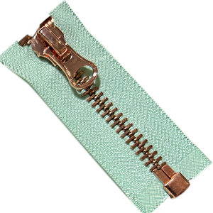 High Quality Nickel-Free Auto Lock Slider Open End Brass Metal Zippers for Handbags