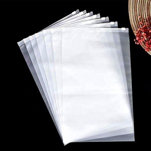 Wholesale Factory Custom Printed Logo Packing Clothes Frosted Transparent Plastic CPE Slider Ziplock Clothing Zipper Bag