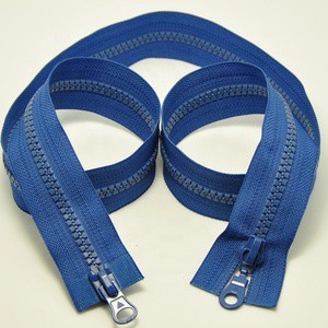Wholesale Reversible Plastic Zipper With Double Slider