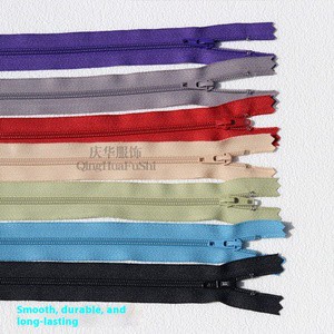 No. 3 for YKK Nylon Closed-End Zipper Lock 18cm Placket Zipper 582 Colors Stock Garment Plastic Material Dress Pants for