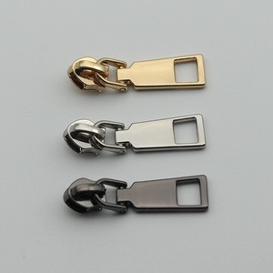 No. 5 Rectangular Metal Zipper Clip Suitable for Bagging and Leather Goods As Well As Clothing Accessories Designer logo