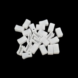White Plastic Automatic Zipper Slider for Clothing Bags Slider Pull sealed Bag Buckle PE Edge-pull Transparent