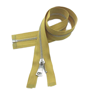 5# Copper Open-end Eco-Friendly Auto Lock Zipper 20cm for Garment Shoes & Bags Use-Wholesale