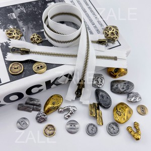 3M Auto Lock Puller for Clothing Coat Rotating Y Teeth Metal Zipper Open-End Slider Zipper Puller for Anti Brass Zippers