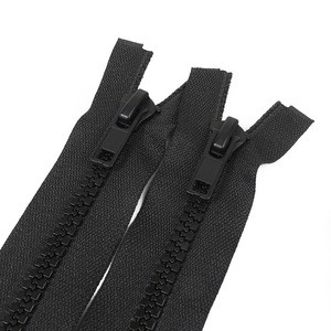 Customizable Dawei No.5 Resin Double Open-End Zipper - Eco-Friendly, Color & Length Optional for Apparel/Bags/Outdoor Gear