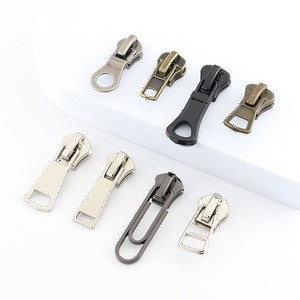 Custom OEM Metal Zipper Pull Custom Logo Slider Brand Logo Bag Zipper Puller Custom Metal Zipper Pull