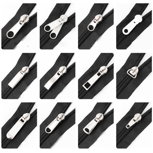 Manufacturers Custom Logo Alloy Zipper Puller High Quality Metal Zipper Slider