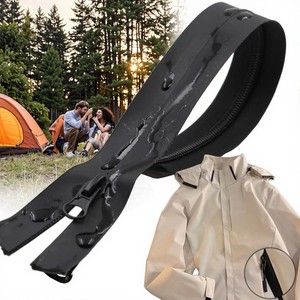 10# TPU Long Chain Black Assistant Zipper for Bags Garments Shoes Waterproof Nylon Zipper Tape for Tent 5# 8# Open Zipper Type