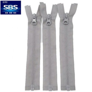 Customizable Nylon Auto Lock SBS 5# Accessory Home Textile Long Invisible Reverse Puller Zipper Open-End Access Control Garments