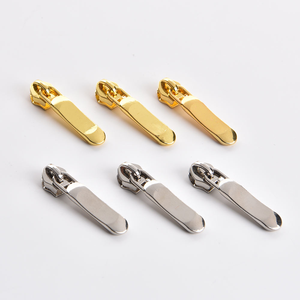 Wholesale Deslizadores Non-Locking Zipper Slider with Decorative Latch Metal Zipper Repair Bag Zipper Fastener