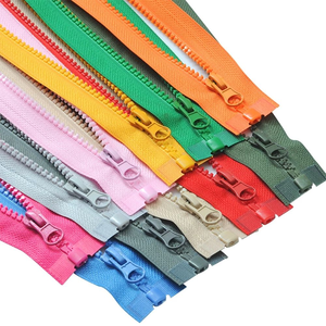 Wholesale Customized 70 cm #5 Plastic Opening Clothing Jacket Heavy Duty High Quality Tape Colorful Resin Zipper