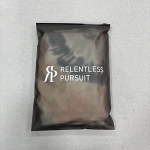 Reusable Clothing Packaging Bag Custom Printed , Printing Black Frosted Zipper Bag Black Clear Garment Plastic Bags With Logo