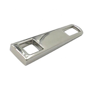 High Quality Auto Lock Plating Metal Nylon Zipper Slider Puller with Star Pattern Custom Logo Zip Head