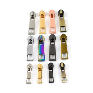 For Deepeel ZT139 Open-End Garment Zipper Puller 3# & 5# Zipper Hardware Accessories with Zinc Zipper Slider